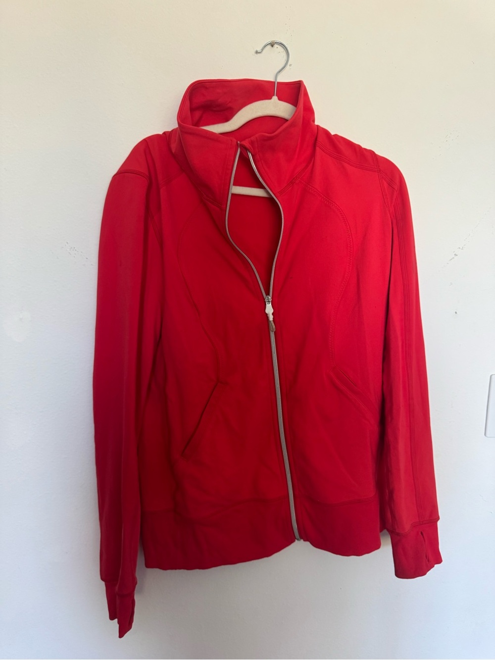 Lululemon Red Women's Zip-Front Jacket